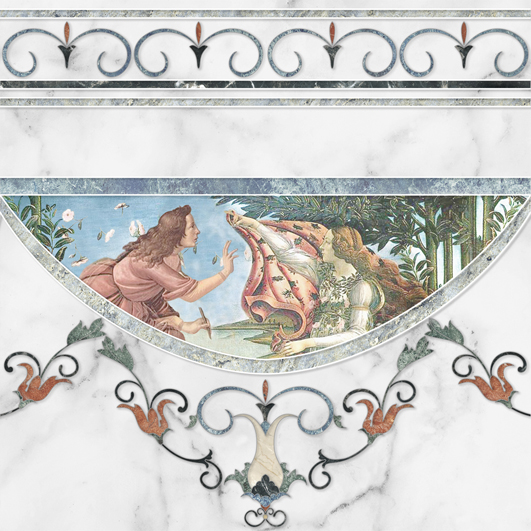  Dec Cenefa Louvre A 45х45