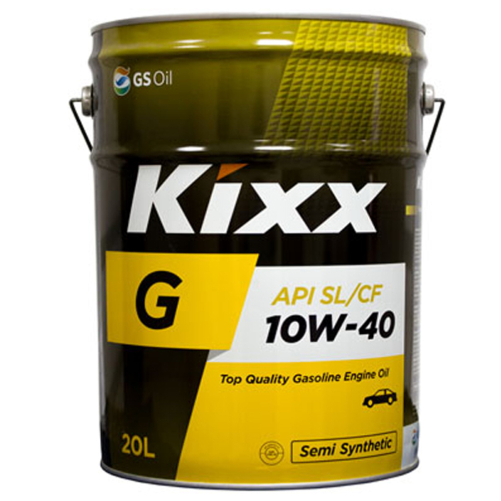 Моторное масло KIXX G SL/CF, 10W40, полусинтетическое, 20 л L5316P20E1