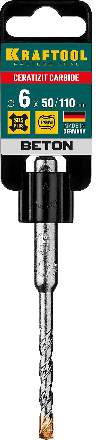 KRAFTOOL Бур SDS-plus 6  х 110 мм